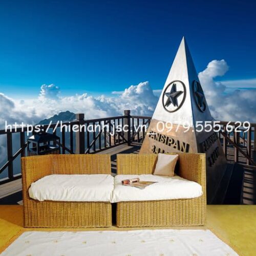 Tranh dán tường 5D- Đỉnh Fansipan nóc nhà của Đông Dương 5D234 6 dinh-fansipan-cao-nhat dong-duong-5D234-4