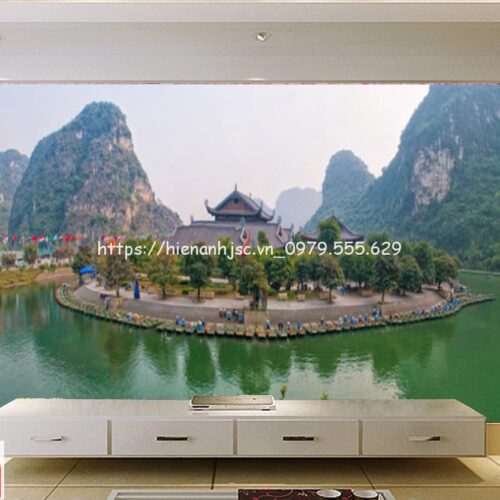 Tranh dán tường 5D- Di sản văn hóa vật thể Tràng An (Ninh Bình) 5D233 6 trang-an-di-san-phi-vat-the-5D233-2