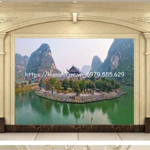 Tranh dán tường 5D- Di sản văn hóa vật thể Tràng An (Ninh Bình) 5D233 5 trang-an-di-san-phi-vat-the-5D233-3