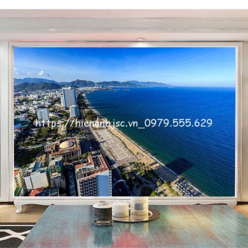 Tranh dán tường 5D- Tranh thành phố biển Nha Trang 5D237 5 tranh-dan-tuong-nha-trang-5D237-3