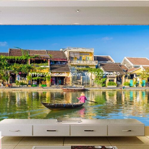 Tranh dán tường 5D- Phố cổ Hội An di sản UNESCO 5D235 6 tranh -pho-hoi-an-5D235-2