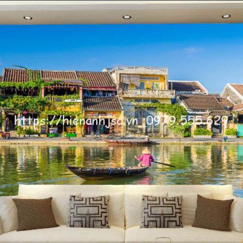 Tranh dán tường 5D- Phố cổ Hội An di sản UNESCO 5D235 7 tranh -pho-hoi-an-5D235-3
