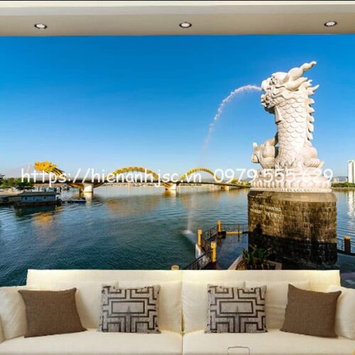 Tranh dán tường 5D-Tranh cầu Rồng Đà Nẵng 5D238 6 tranh-cau-rong-da-nang-5D238-3