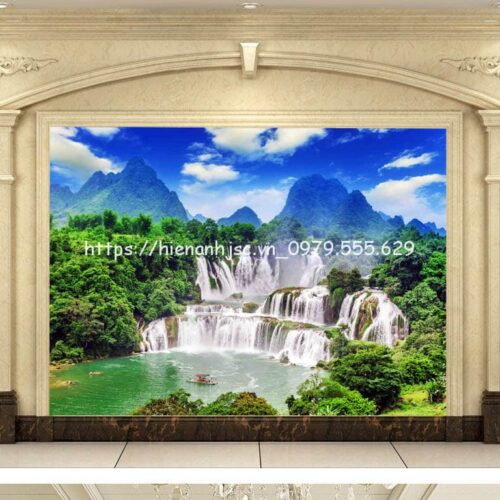 Tranh dán tường 5D- Tranh Thác Bản Giốc Cao Bằng 5D239 5 tranh-thac-ban-gioc-5D239-3
