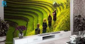 ket-hop-tranh-giay-dan-tuong-voi-noi-that