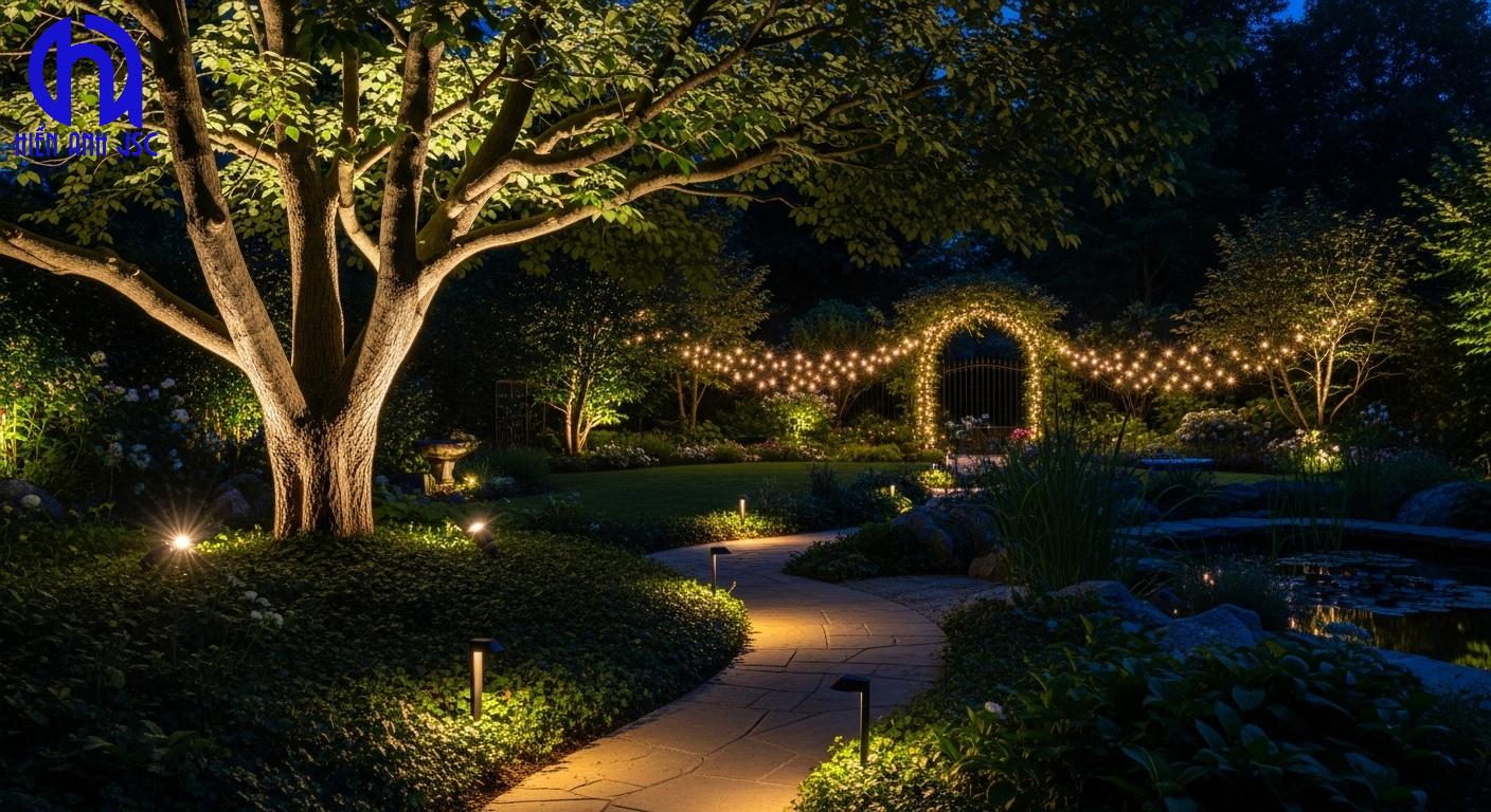Các loại đèn led trang trí ngoài trời – Hướng dẫn chọn đúng