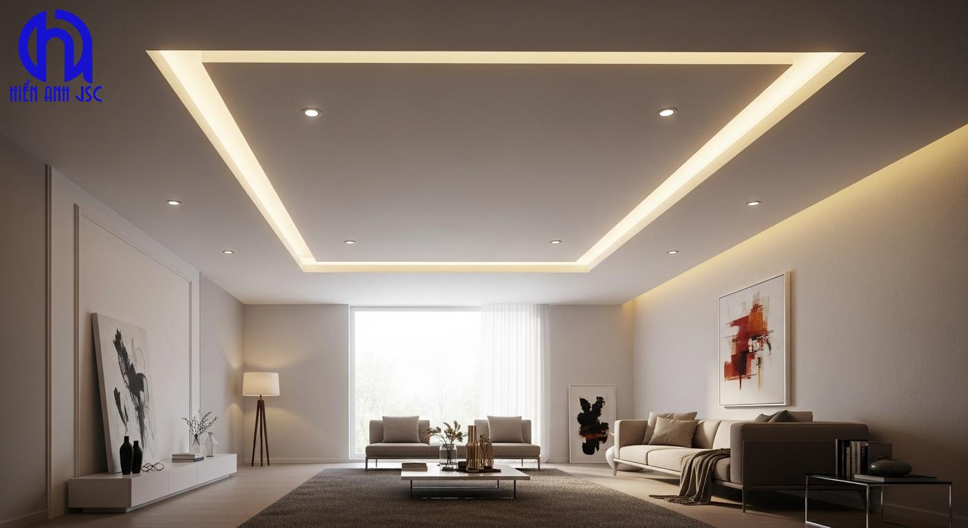 Hướng dẫn chọn đèn led âm trần thạch cao đẹp cho căn hộ
