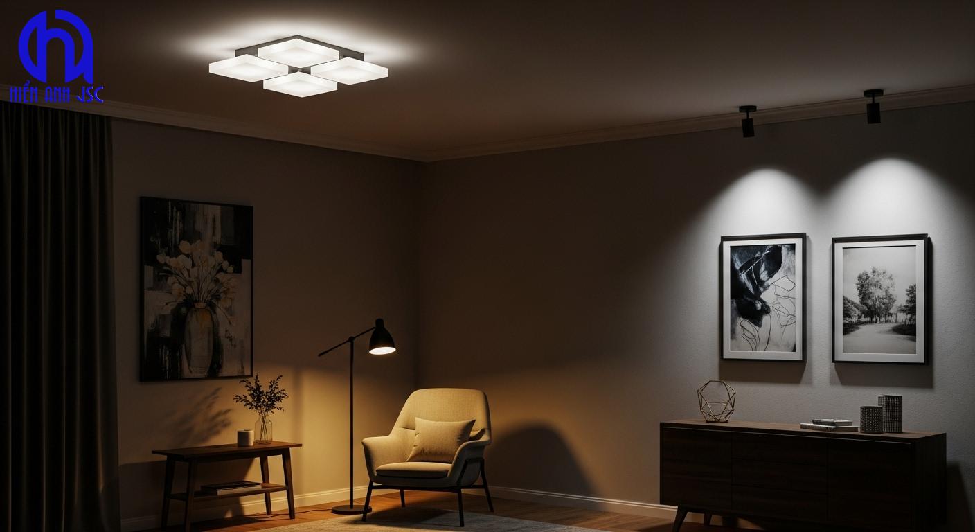 Chọn đèn trần phòng khách hiện đại: 5 sai lầm 90% gia chủ mắc phải