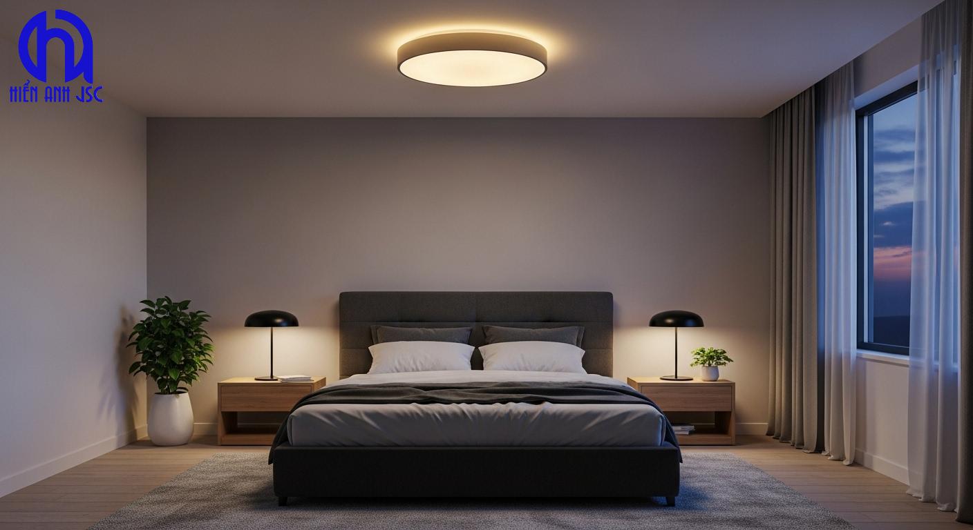 Hướng dẫn chọn đèn trần phòng ngủ hiện đại theo diện tích chiều cao