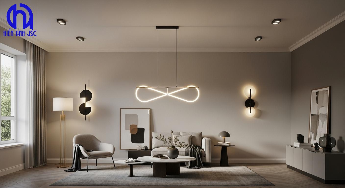 Cách Chọn Đèn Phòng Khách: Bí Quyết Tạo Ánh Sáng Đa Năng 4 Cách Chọn Đèn Phòng Khách: Bí Quyết Tạo Ánh Sáng Đa Năng