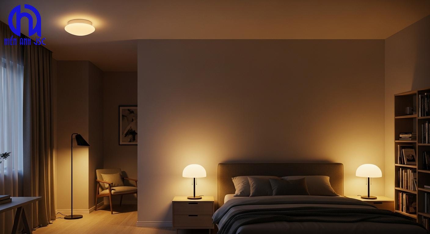 Cách chọn đèn phòng ngủ cho giấc ngủ ngon – Tối ưu ánh sáng