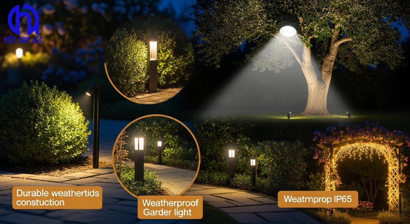 Đèn led trang trí sân vườn: Hướng dẫn tự thiết kế