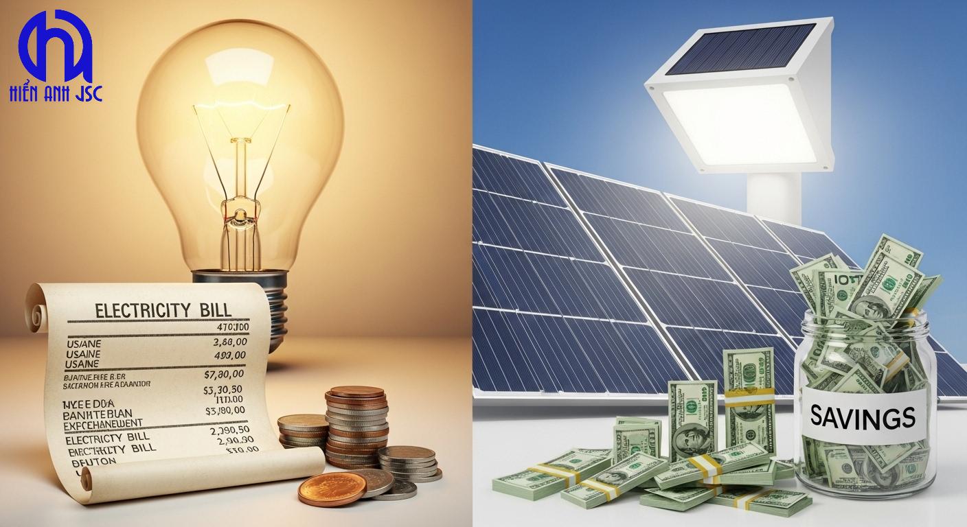 Đèn năng lượng mặt trời giá bao nhiêu? Cách tính để hoà vốn