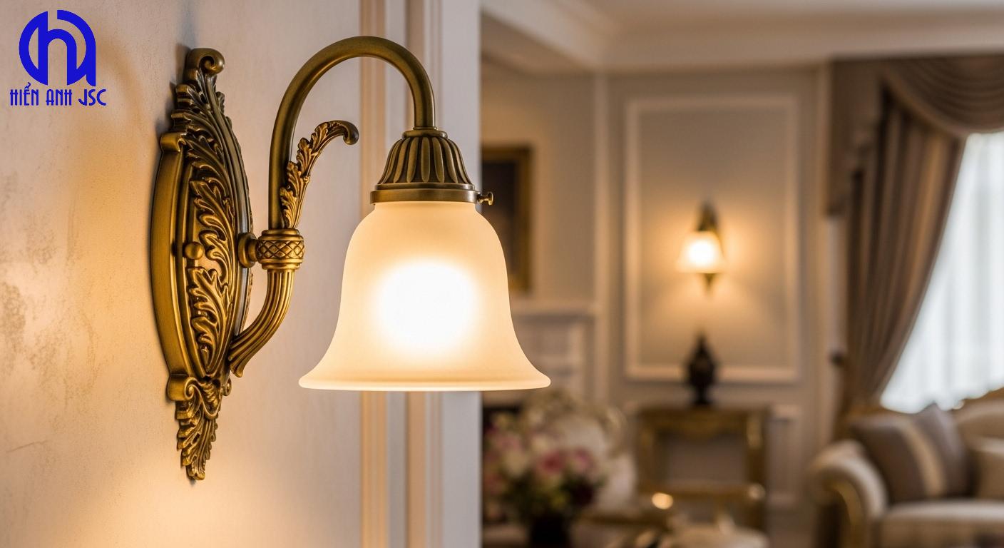 Cách chọn đèn treo tường tân cổ điển phù hợp mọi không gian