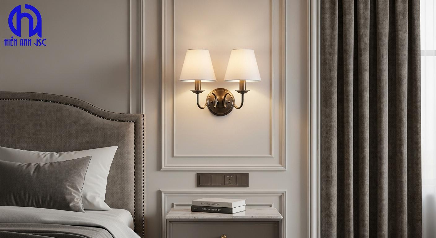 Cách chọn đèn treo tường tân cổ điển phù hợp mọi không gian