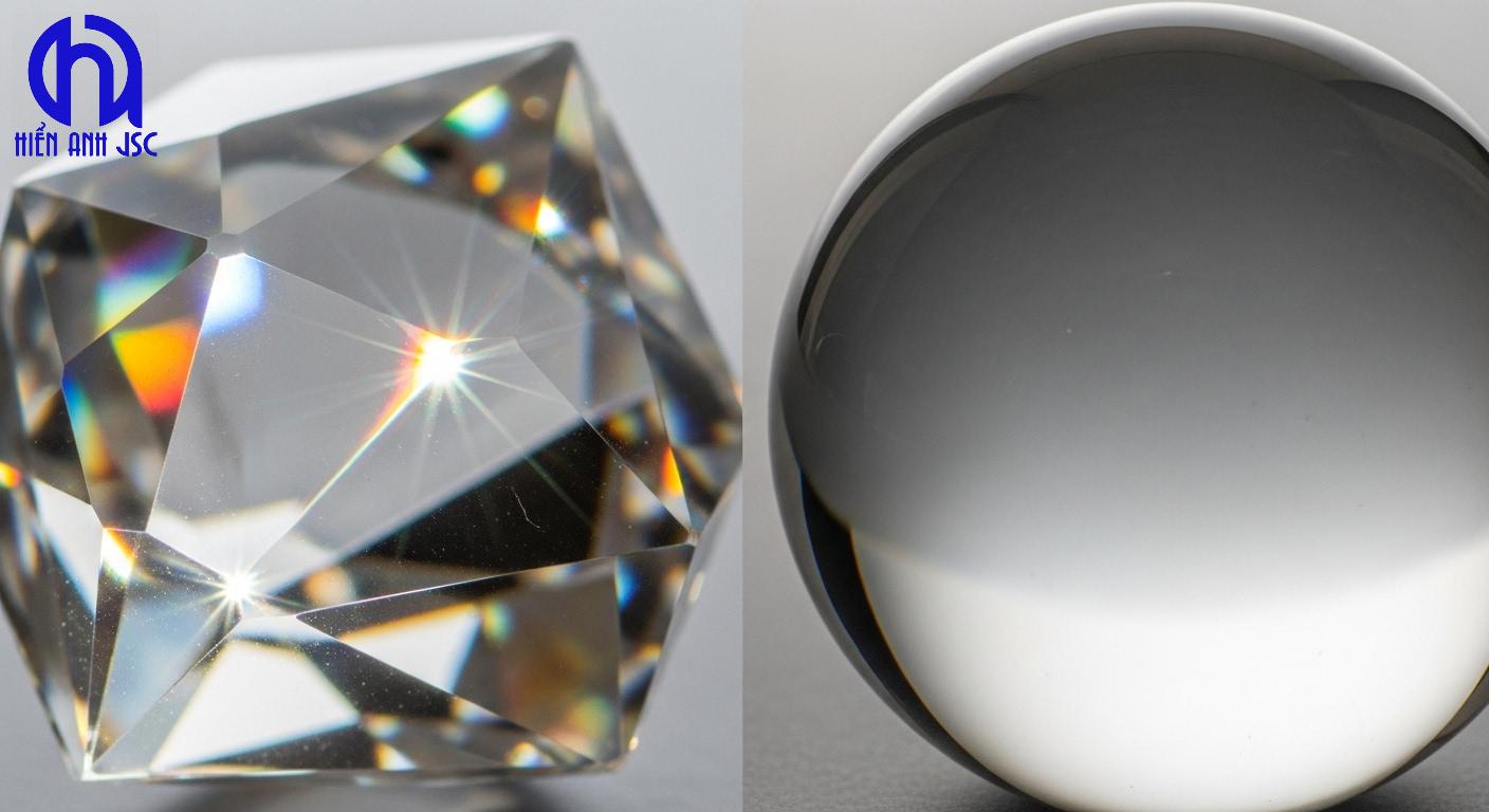 So sánh đèn chùm pha lê với đèn chùm thủy tinh – Loại nào tốt