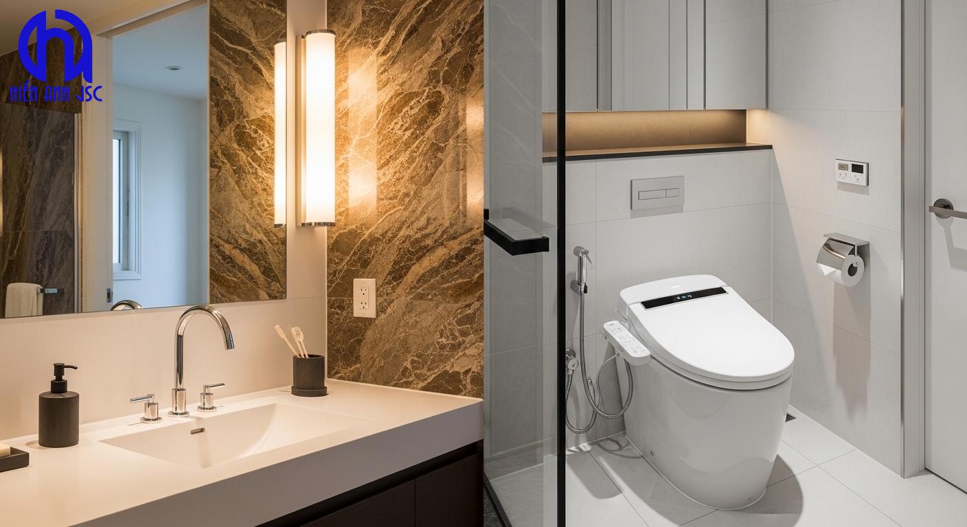 So sánh thiết bị vệ sinh châu Âu và châu Á loại nào tốt?